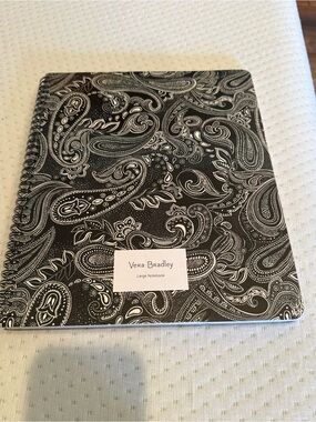 Vera Bradley ‘Stellar Paisley’ Black & White Paisley Spiral Notebook